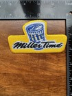 Miller Time Patch Lite Beer Brewery Embroidered Iron On Patch New