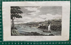 1820 Antique Print  Falmouth  Cornwall After R  Hawken