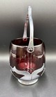 1930   s Art Deco Farber Bros Cambridge Amethyst Glass Ice Bucket