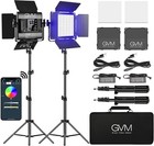 Local Pickup Only - Gvm 800d-rgb Led Light Panel  2-light Kit 