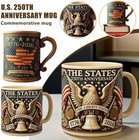 United States 250th Anniversary Commemorative Mug  Coffee Cup
