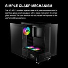Gamdias Atx Mid Tower Computer Case With Tempered Glass  Gaming Pc Black