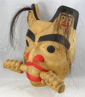 Beaver Portrait Mask  Attrib  Norman Tait  Nisga a First Nations Northwest Coast