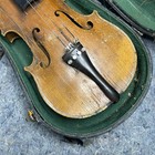 Vintage Violin W  Dewey Case   3 Bows For Repair Restoration Parts