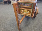 Vtg Ox Cart Joaquin Chaverri Costa Rica Fabrica De Carretas Bar Hand Painted