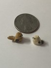Vintage Pair Of Hagen-renaker Miniature Birdbath Birds