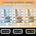 14 6  Vanity makeup Mirror With Lights Hollywood Mirror With 11 Dimmable Led