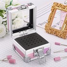  Nail Drill Bit Holder Box  Pink 25 Holes Nail Art Polishing Pink - 25 Holes
