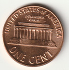 1970-d Lincoln Memorial Penny Rd Error Floating Roof Faint Fg One Cent Coin Rare