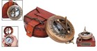 Antique Brass Sundial And Compass - Perfect Unique Gift For Outdoor Lovers