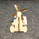 Vintage Solvang California Danish Windmill Pin Brooch Souvenir Jewelry