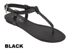 Womens Gladiator Roman T-strap Flat Thong Fashion Flip Flops Sandals Shoes 6-11