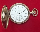 Elgin 16s Hunter Pocket Watch     C 1903     Fahys Montauk 20-year Gold-filled Case