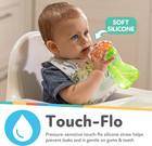 No Spill Sippy Cup With Flex Straw Toddlers 12  Months Neutral Color 3 Pack New