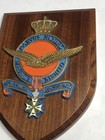 Royal Netherlands Air Force Wall Plaque Crest Parvus Numero Magnus Merito