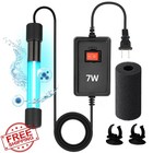 7w Uv Sterilizer For Aquarium    Uv-c Clean Light With A 9 84 Ft Cord For Use I   