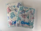 Vtg Carter s Nip Infant Pastel Bears Hooded Towel W Matching Layette Gown Set