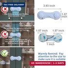 Cabinet Door Locks For Baby Proofing And Child Safety  4 Pack Childproof Cabinet