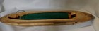 Antique 12  Wood Textile Weaving Loom Boat Shuttle With Bobbin 