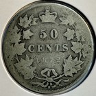 Canada - 1872-h  50 Cents - Inverted A -   41-13 ibr 