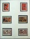 North Vietnam Sc 653-56 Nh Perf imperf Sets Of 1972 - Traditional Art -  cj25 