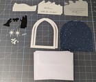 Tri Fold Jesus Christ Nativity Religious Christmas Card Kit 