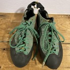 Climbing Shoes Teal Yellow Youth Size 5 Us