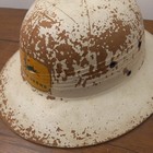 Rare Original 50 s - 60 s John Deere Pith Helmet Safari Hat Vintage Farm Sun Cap