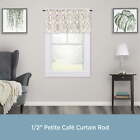 Kenney Twist Petite Cafe Steel Decorative Window Curtain Rod adjustable Length