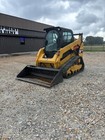 2017 Caterpillar 259d Enclosed Cab Compact Track Skid Steer Loader 74hp Used
