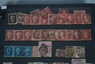 Uk Great Britain Collection 2150  Stamps Mint   Used In Album With Penny Black