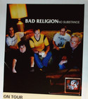 Bad Religion No Substance On Tour 1998 Original Atlantic Promo Poster 18x24  b 