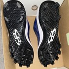 Boombah Men   s Baseball Cleats Black blue white Us 8 Medium  d  M 