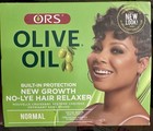 2 Kits  Ors New Growth No-lye Hair Relaxer Normal Strength Box Kit 2 New Kits