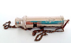 Vintage Chrome Girl Guides Whistle With Chain Necklace Made In Australia