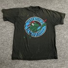 Senor Frog s T-shirt Mens Xl Black Vintage Graphic Distressed Short Sleeve