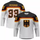 Men s Leon Draisaitl  29 Jj Peterka  33 Hockey Jersey 2022 Stitched Custom Name