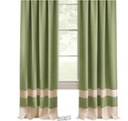 Collections Etc Darcy Two-tone Curtain Panel Green 52 x84 