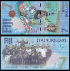 2017 Fiji 7 Dollars Comm  P 120 New Unc Banknotes