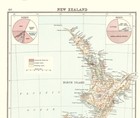 Historic Map - New Zealand Australia Imports Exports - Newnes 1907 - 23 X 27