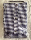 Dk Blue White German Men Ls Shirt Oktoberfest Lederhosen Trachten Bavarian 3xl