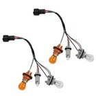 2set Socket   Wire With Bulbs Tail Light Harness Assembly Compatible With Kia 