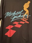 Michael  Jackson Black  Graphic T Shirt Unisex Size 2xl From 2013 Blue Gold Red