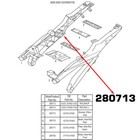 New Suzuki Subframe Right Seat Rail 08 09 2008 2009 Gsxr600 750 By Motoframes