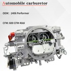 For Edelbrock 1406 Performer 600 Cfm 4 Bbl Barrel Carburetor With Electric Choke