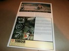 Original 1971 Yamaha 360 Enduro Rt1-b Motorcycle Sales Brochure