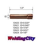 Weldingcity   10-pk Collet 13n23 3 32  For Tig Welding Torch 9 20 25   Us Seller