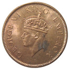 India  British  1 4 Anna  1941  King George Vi  Uncirculated 