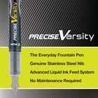7-pack Disposable Fountain Pens Assorted Ink Colors Medium Nib Smooth Writing