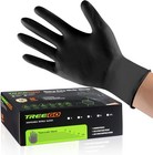 Black Nitrile Gloves 10 Mil  Heavy Duty Disposable Latex Free     Textured Grip